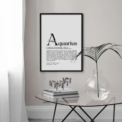 Constellation Letter Leo Aries Virgo Libra Wall Art - Image 3