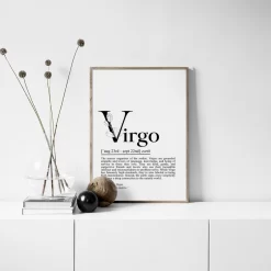 Constellation Letter Leo Aries Virgo Libra Wall Art - Image 4