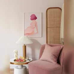 Female Figure Pink Disco Anything is Possible Wall Art - Image 5