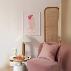 Female Figure Pink Disco Anything is Possible Wall Art - Image 4