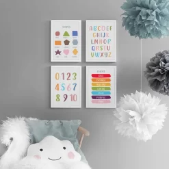 English Education Number Alphabet Date Month Color Posters - Image 2