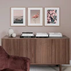 Nordic Style Flower Sea Flamingo Wall Art - Image 5