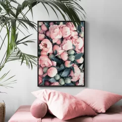 Nordic Style Flower Sea Flamingo Wall Art - Image 3