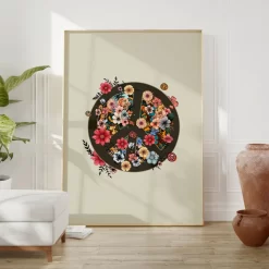 Retro Colorful Moth Camera Flower Posters - Image 2