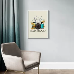 Retro Colorful Moth Camera Flower Posters - Image 4