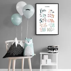 My Sea Alphabet Numbers Solar System Nursery Wall Art - Image 3