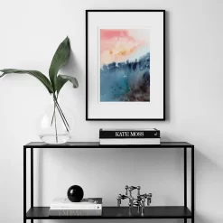 Canvas Prints Wall Art Abstract Pink Colorful - Image 5
