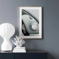 Grey Blue Vintage Car Sculpture Church Wall Art - Image 5