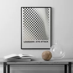 Black White Woman Fish Abstract Geometric Line Wall Art - Image 3