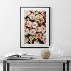 Blooming Dahlia Flower Plant Wall Art - Image 4