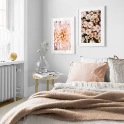 Blooming Dahlia Flower Plant Wall Art - Image 3