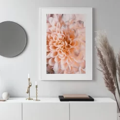 Blooming Dahlia Flower Plant Wall Art - Image 5