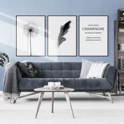 Feather Dandelion Quotes Wall Art - Image 2