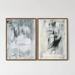 Abstract Matisse Line Face Geometry Wall Art - Image 2