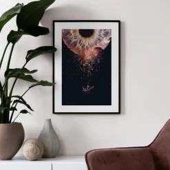 Space Astronaut Abstract Landscape Modern Wall Art - Image 4