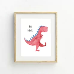 Cartoon Children's Behavior Learning Dinosaur Wall Art - Image 5