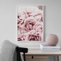Paris Streets Eiffel Tower Pink Rose Cherry Wall Art - Image 3