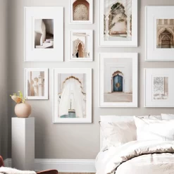 Muslim Building Relief Arch Door Spiral Staircase Wall Art - Image 4
