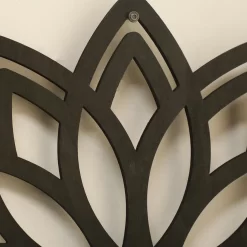 Lotus Crystal Corner Shelf Wooden Butterfly Wall - Image 4