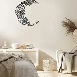 Moon Wooden Decor Wall Art - Image 2