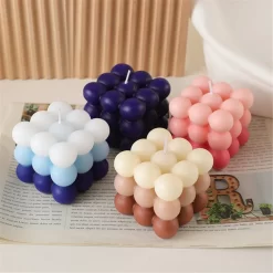 Natural Plant Scented Apricot Candles - Image 3