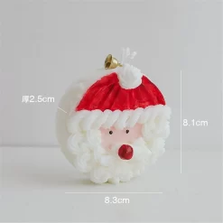 Natural Plant Scented Santa Claus Candles - Image 3