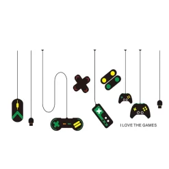 Game Console Game Handle Wall Stickers - Image 6