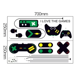 Game Console Game Handle Wall Stickers - Image 5