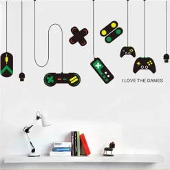 Game Console Game Handle Wall Stickers - Image 4