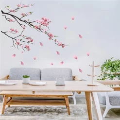 New Plum Blossom Branch Wall Stickers - Image 4