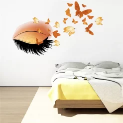 Colored Butterfly Eyes Wall Stickers - Image 3