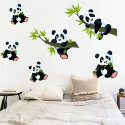Bamboo Panda Wall Stickers - Image 4