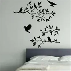 Birds Parked on Branches Wall Stickers - Image 4