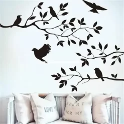 Birds Parked on Branches Wall Stickers - Image 5