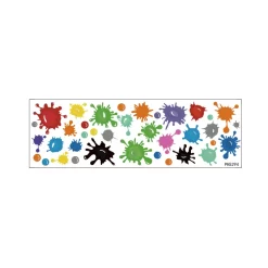 Ink Wash Pattern Colorful Palm Wall Stickers - Image 3