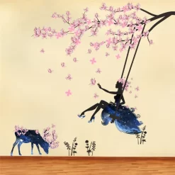 Flower Fairy Plum Blossom Wall Sticker - Image 6