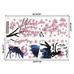 Flower Fairy Plum Blossom Wall Sticker - Image 4