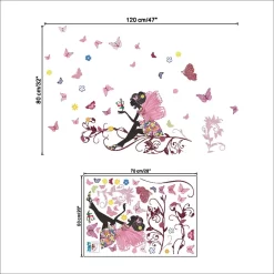 Butterfly Fairy Wall Stickers - Image 5