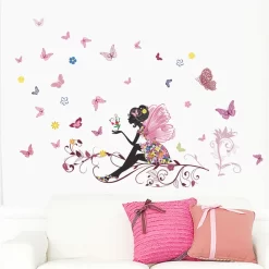 Butterfly Fairy Wall Stickers - Image 2
