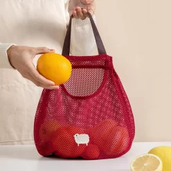 Fruit And Vegetable Hanging Bag Storage - Image 3