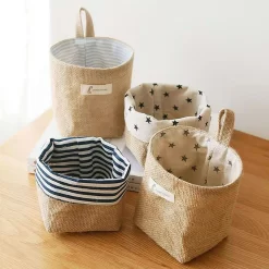Linen Small Storage Bags - Image 2