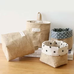 Linen Small Storage Bags - Image 4