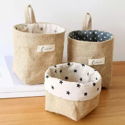 Linen Small Storage Bags - Image 3