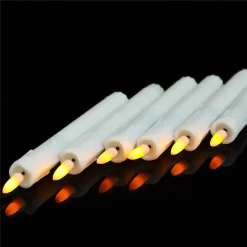 Warm White LED Flameless Candles - Image 4