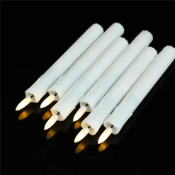 Warm White LED Flameless Candles - Image 5