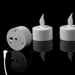 Yellow Light LED Candles - Image 3