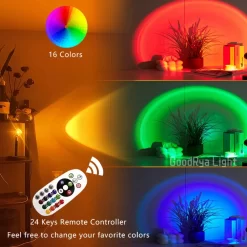 Sunset Light Remote Control Projector Light - Image 2
