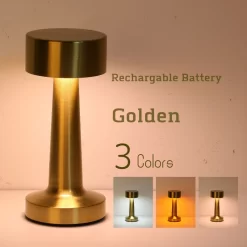 Touch Sensor Dimmable Metal Table Lamp - Image 5