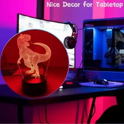 Night Light USB LED Touch 7 Color 3D - Image 4