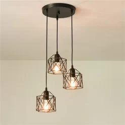 Industrial Pendant Light Adjustable Hanging Lamp - Image 4